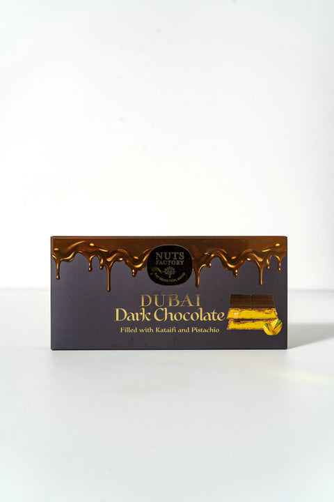 Dark Dubai Chocolate - Pack of 2 large bars - The Nuts Factory Gift Boxes
