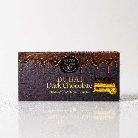 Dubai Chocolate – Dark Edition (2 Large Bars) - The Nuts Factory Gift Boxes