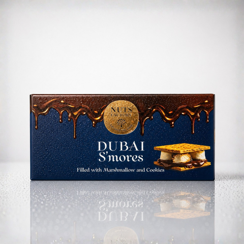 Dubai Chocolate – S’mores Edition (2 Large Bars) - The Nuts Factory Gift Boxes