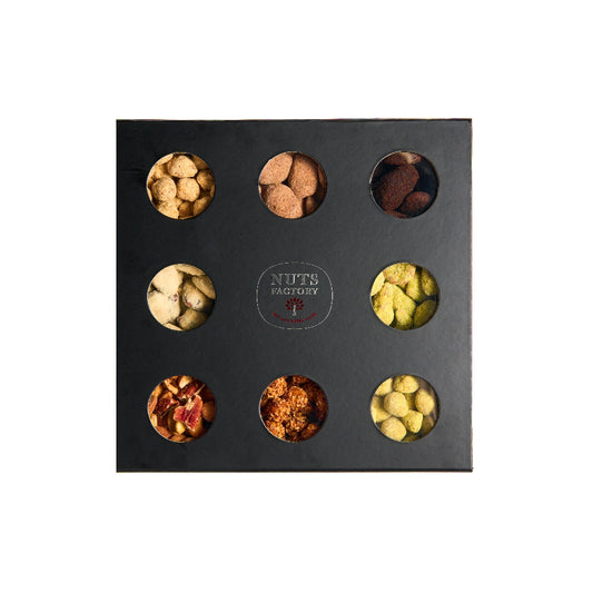 9 Hole Tray Assorted Flavored Nuts - Nuts Factory Gifts