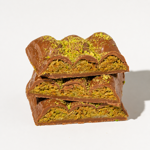 Dubai Chocolate Baklava Edition – 2 Large Bars - The Nuts Factory Gift Boxes