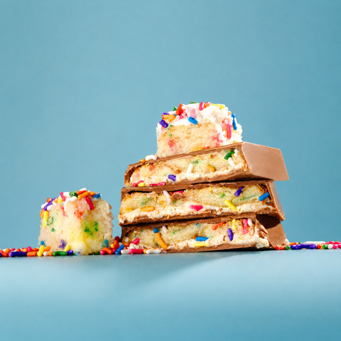 Dubai Chocolate Birthday Cake Edition – 2 Large Bars - The Nuts Factory Gift Boxes
