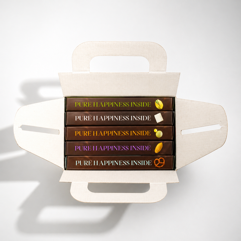 Dubai Chocolate – Ultimate Bundle (5 Large Bars) - The Nuts Factory Gift Boxes