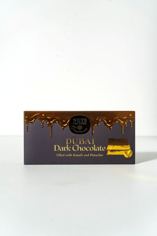 Dark Dubai Chocolate - Pack of 2 large bars - The Nuts Factory Gift Boxes