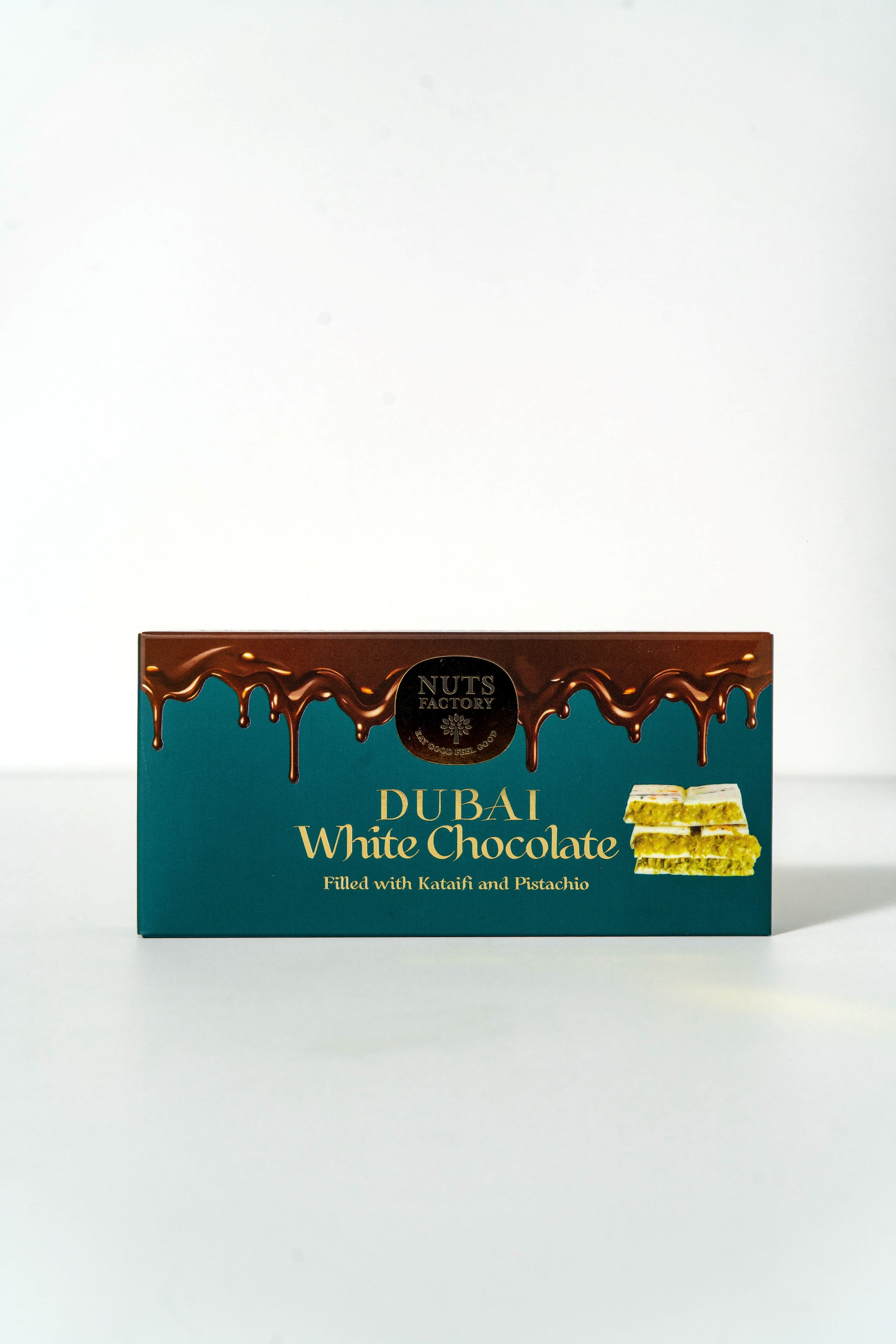 White Dubai Chocolate - Pack of 2 large bars - The Nuts Factory Gift Boxes