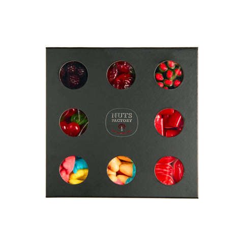 9 Hole Tray Assorted Gummies - Nuts Factory Gifts