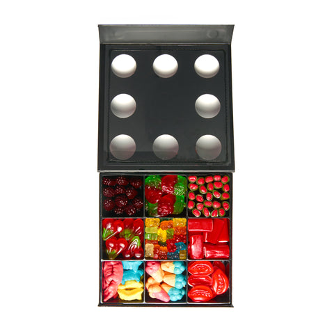 9 Hole Tray Assorted Gummies - Nuts Factory Gifts