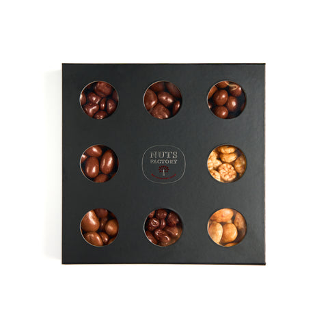 9 Hole Tray Assorted Chocolates - Nuts Factory Gifts