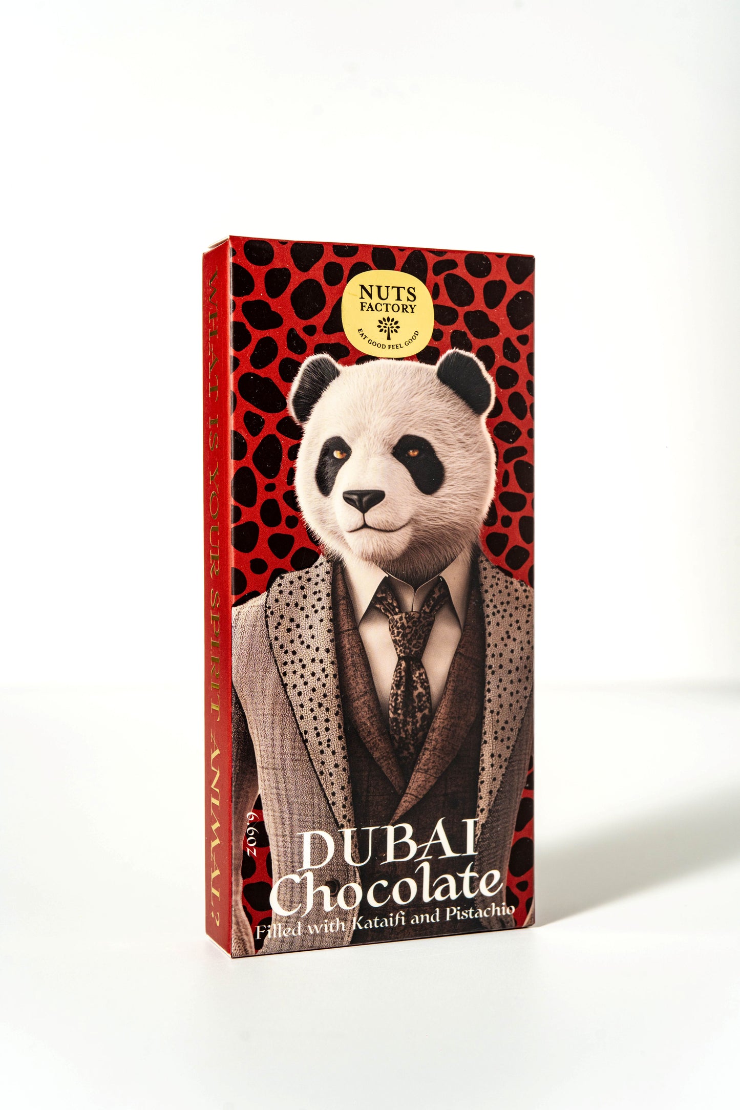 Panda Dubai Chocolate - Pack of 2 large bars - The Nuts Factory Gift Boxes