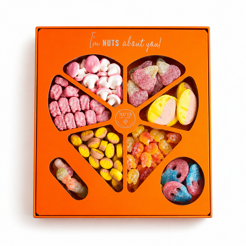 Swedish Gummy- Heart Gift Platter Mix - The Nuts Factory Gift Boxes