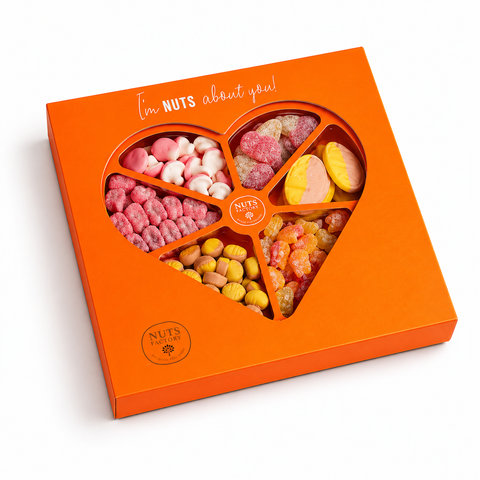 Swedish Gummy- Heart Gift Platter Mix - The Nuts Factory Gift Boxes