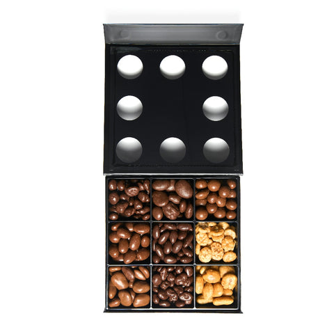 9 Hole Tray Assorted Chocolates - Nuts Factory Gifts